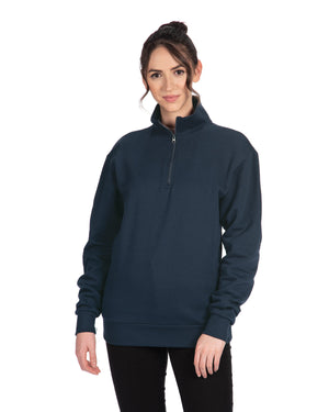 Unisex Fleece Quarter-Zip - Midnight Navy