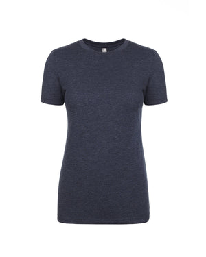 Ladies' Triblend Crew - Vintage Navy