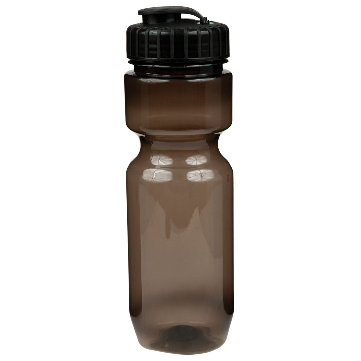 22 oz. Translucent Contour Bike Bottle - Translucent Smoke With Black Lid