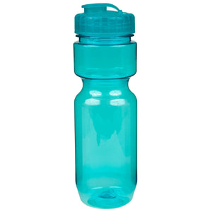 22 oz. Translucent Contour Bike Bottle - Translucent Aqua With Translucent Aqua Lid
