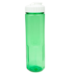 24 oz Prestige Bottle with Flip Top Lid - Translucent Green With White Lid