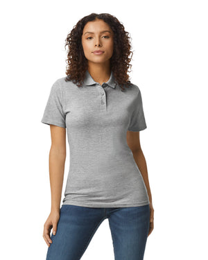 Ladies' Softstyle Double Pique Polo - Rs Sport Grey