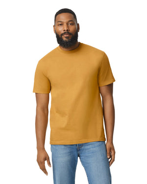 Unisex Softstyle Midweight T-Shirt - Mustard