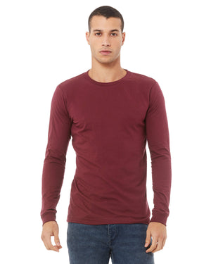 Unisex Triblend Long-Sleeve T-Shirt - Maroon Triblend