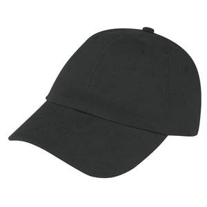 Brushed Cotton Twill Cap - Black