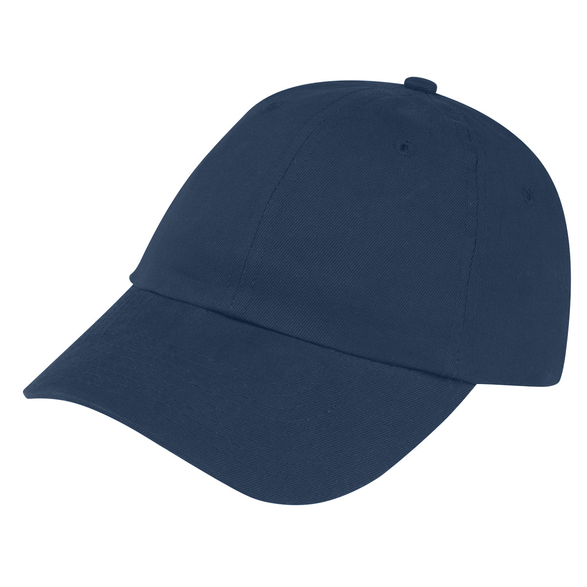 Brushed Cotton Twill Cap - Navy Blue