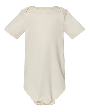BELLA + CANVAS Infant Jersey Short-Sleeve One-Piece - Natural