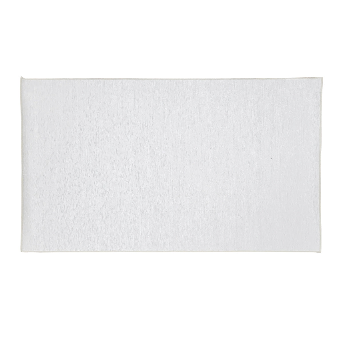 51" X 31 ½" Washable Rug - White