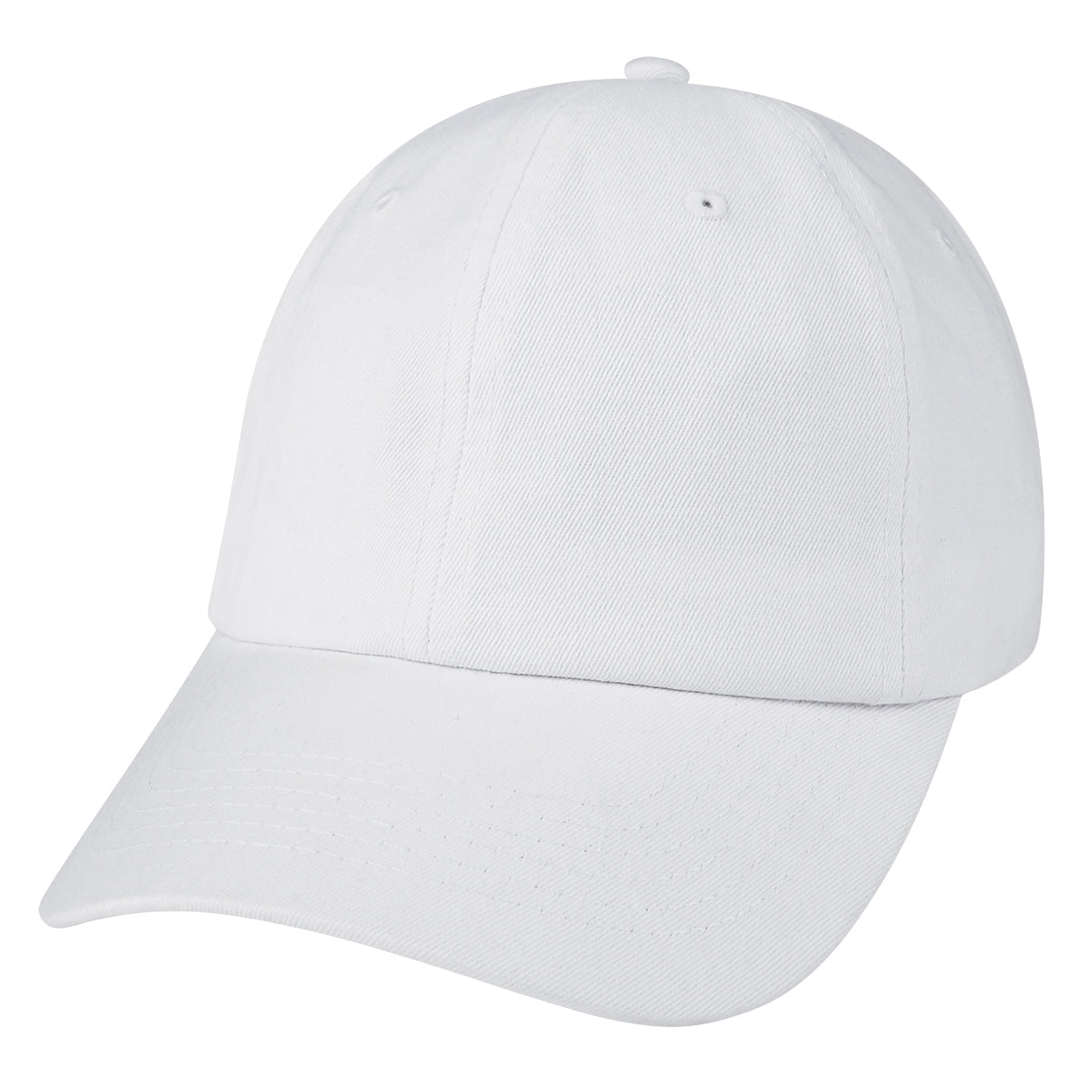 Washed Cotton Cap - White
