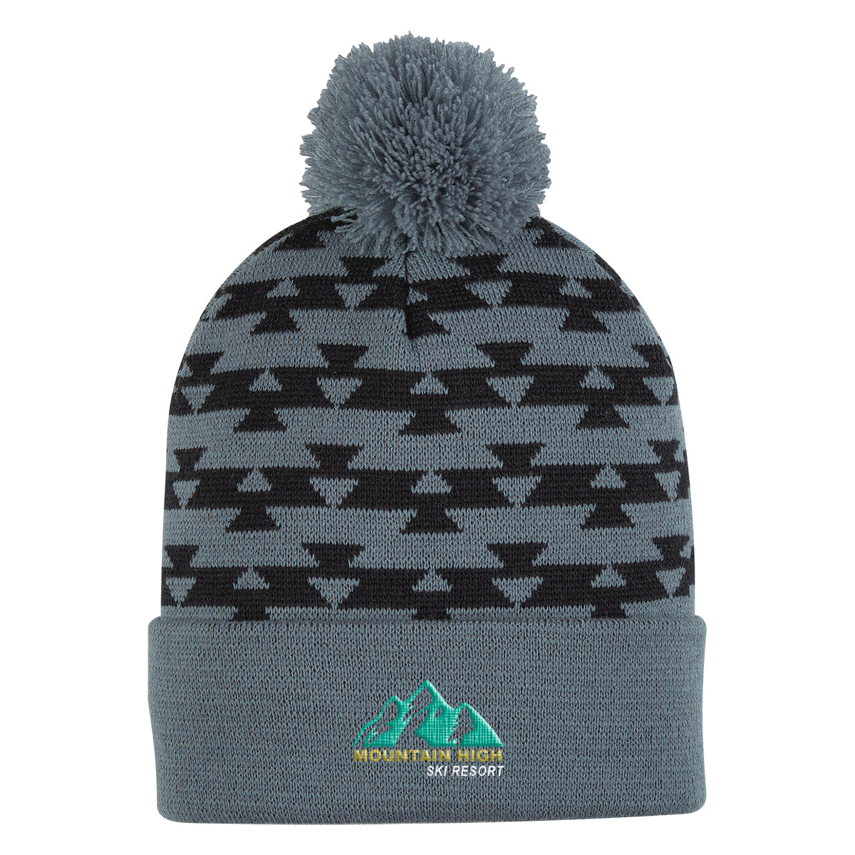 Aztec Pom Beanie
