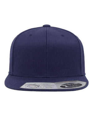 Flexfit Adult Wool Blend Snapback Cap - Navy