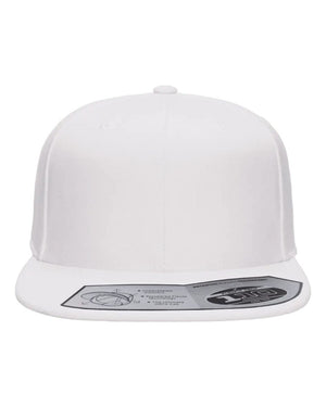 Flexfit Adult Wool Blend Snapback Cap - White