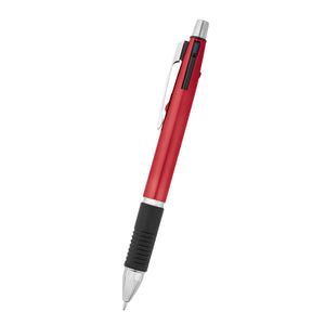 4-In-One Pencil And Pen - Metallic Red