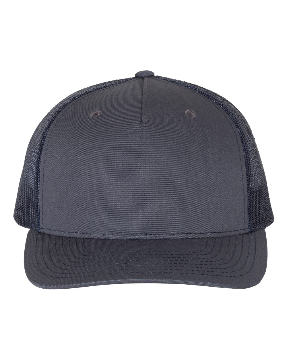 Richardson 112FP Five-Panel Trucker Cap - Ombre Blue/ Navy