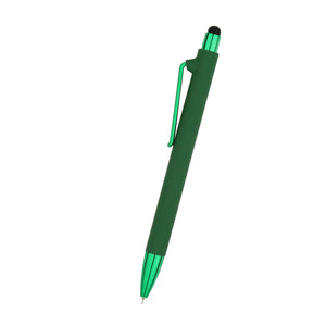 Sonnie Rubberized Pen - Green