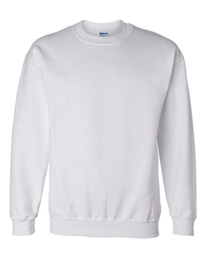 Gildan Dry Blend® 15 oz. Fleece Crew - White