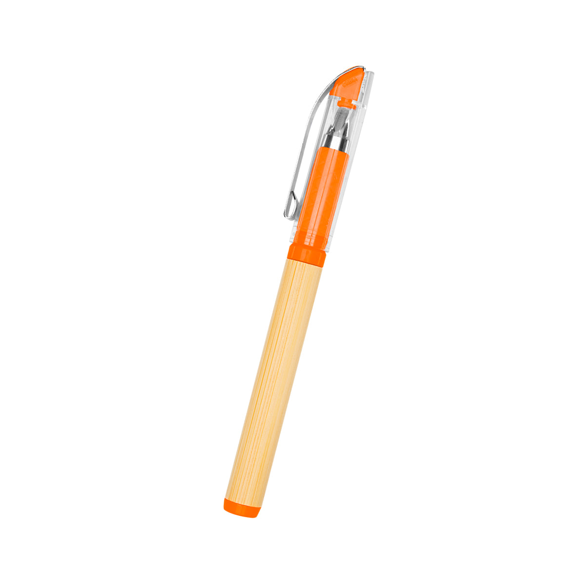HARPER BAMBOO GEL PEN - Orange