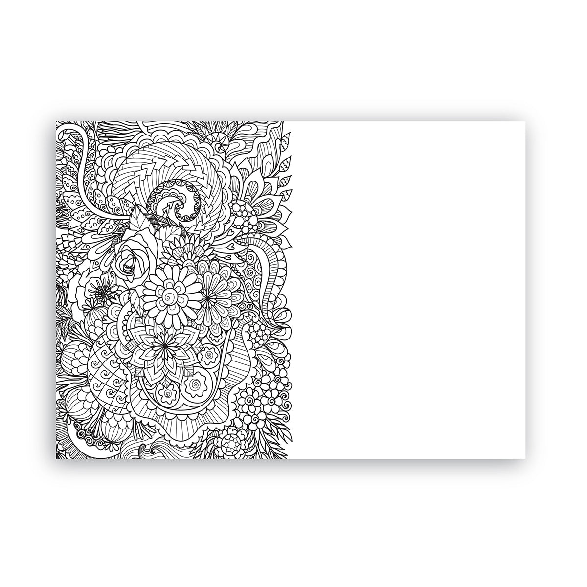 Post-it Custom Printed Coloring Pad - White