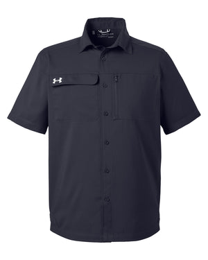 Under Armour Men's Motivate Coach Woven Shirt - Black/ White