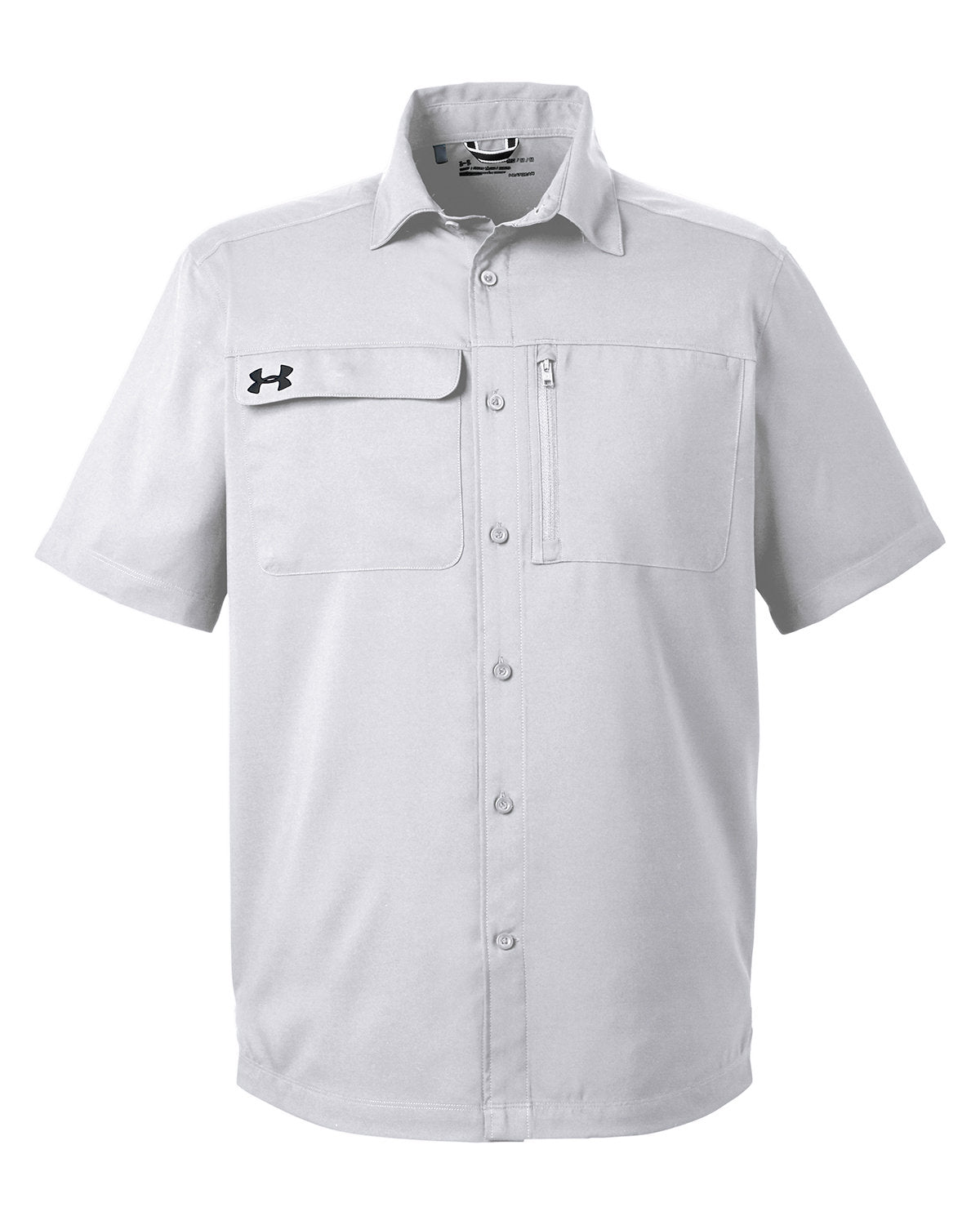 Under Armour Men's Motivate Coach Woven Shirt - Halo Grey/ Steel Grey