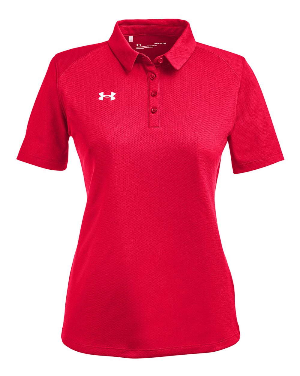 Under Armour Ladies' Tech™ Polo - Red/ White