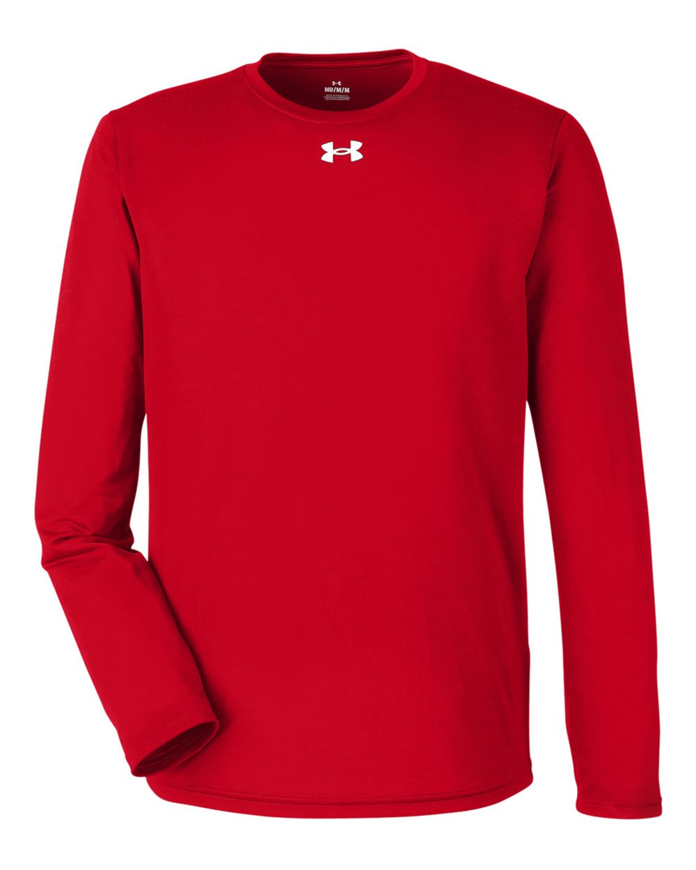 Under Armour Men's Team Tech Long-Sleeve T-Shirt - Red/ White