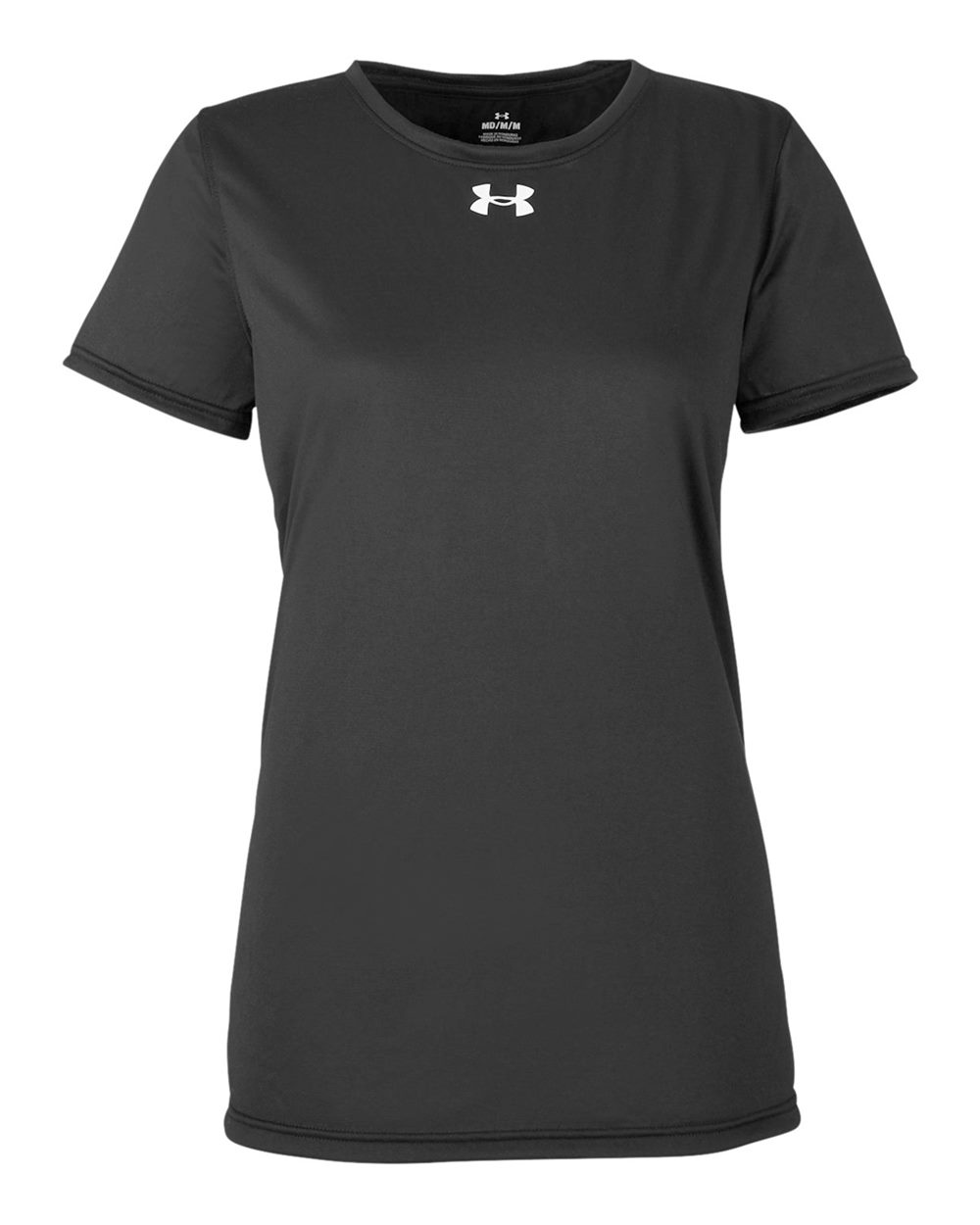 Under Armour Ladies' Team Tech T-Shirt - Black/ White