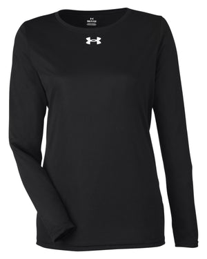 Under Armour Ladies' Team Tech Long-Sleeve T-Shirt - Black