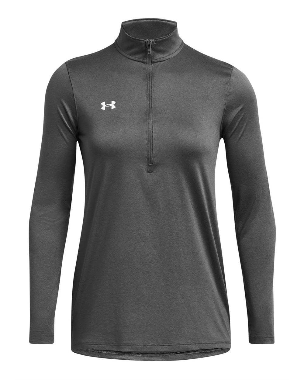 Under Armour Ladies' Team Tech Half-Zip - Castlerock/ White