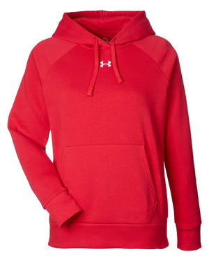 Under Armour Ladies' Rival Fleece Hooded Sweatshirt - Red