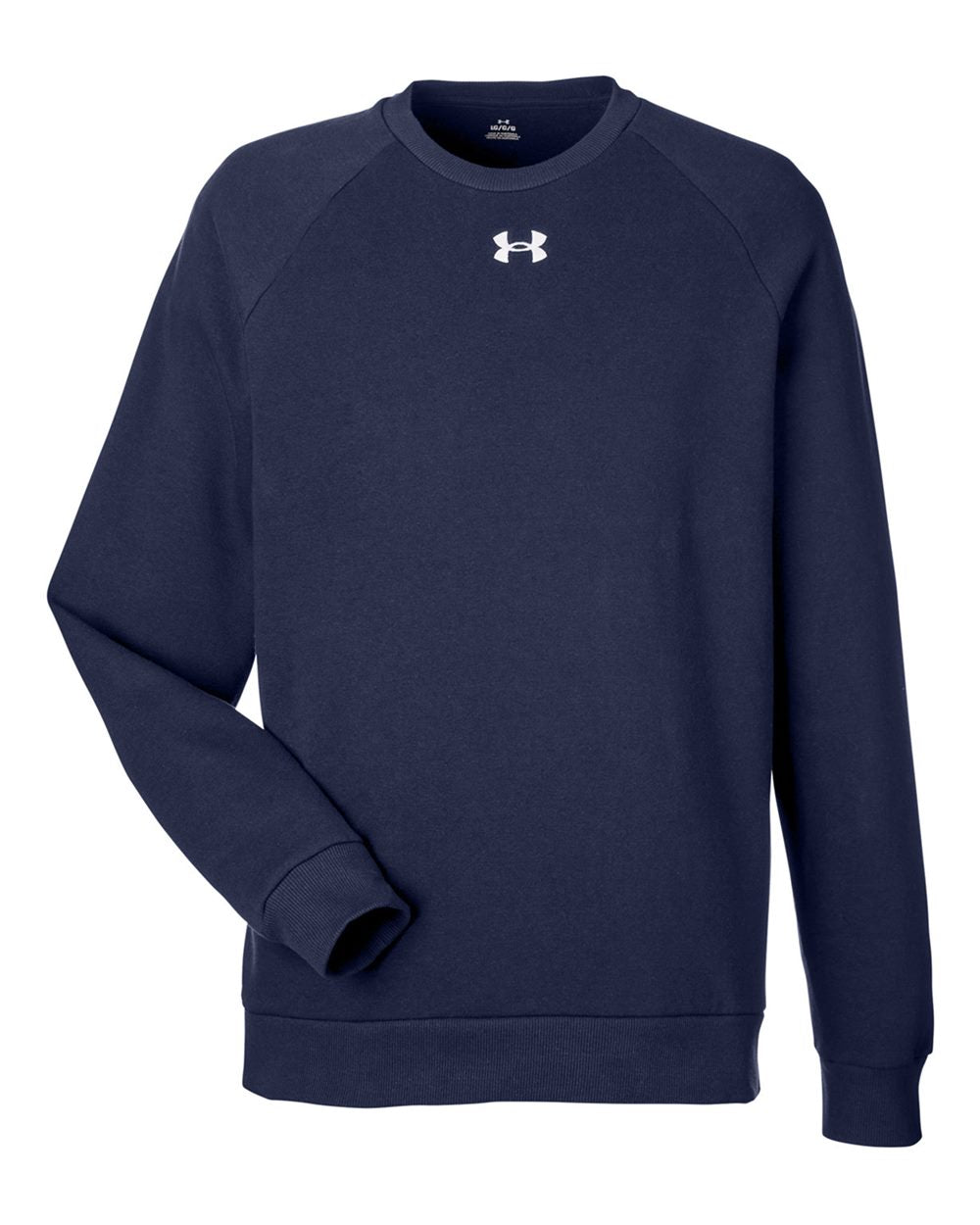 Under Armour Men's Rival Fleece Sweatshirt - Midnight Navy/ White