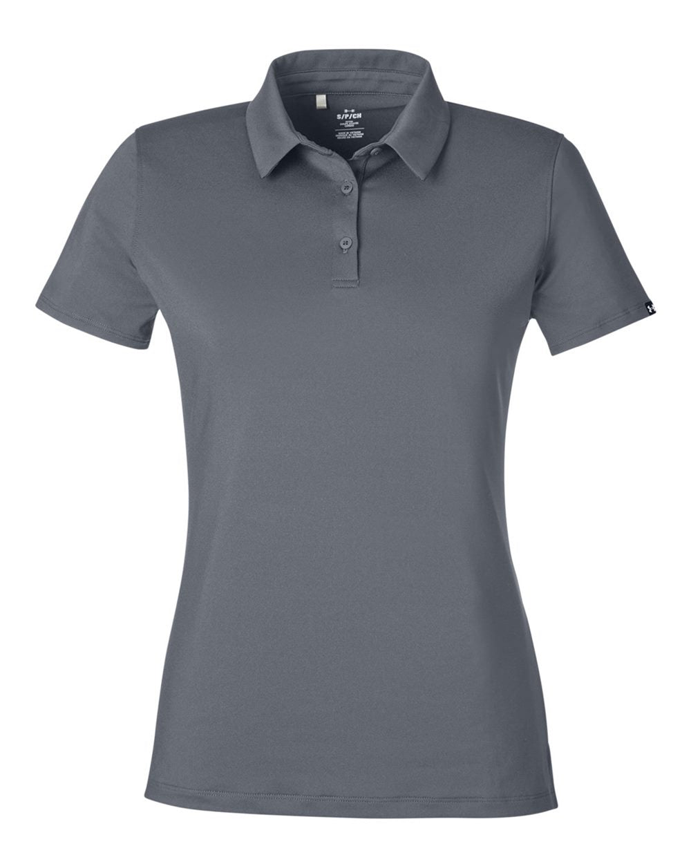 Under Armour Ladies' Recycled Polo - Castlerock/ White