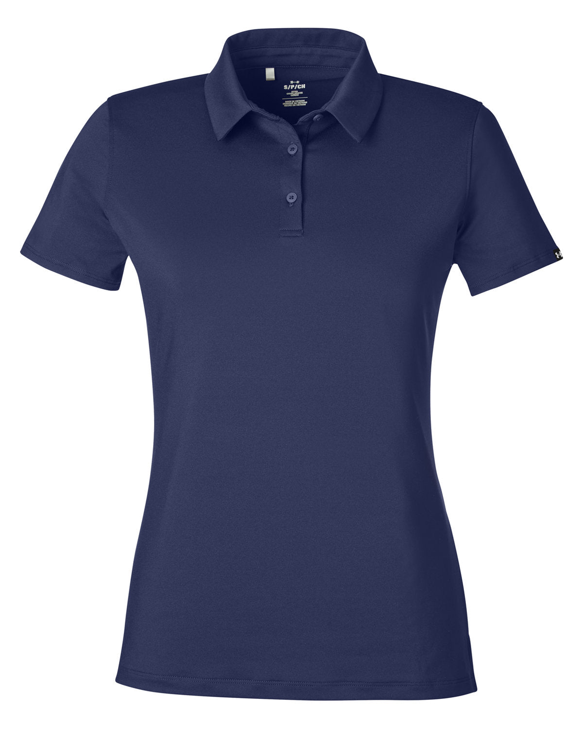 Under Armour Ladies' Recycled Polo - Midnight Navy/ Black
