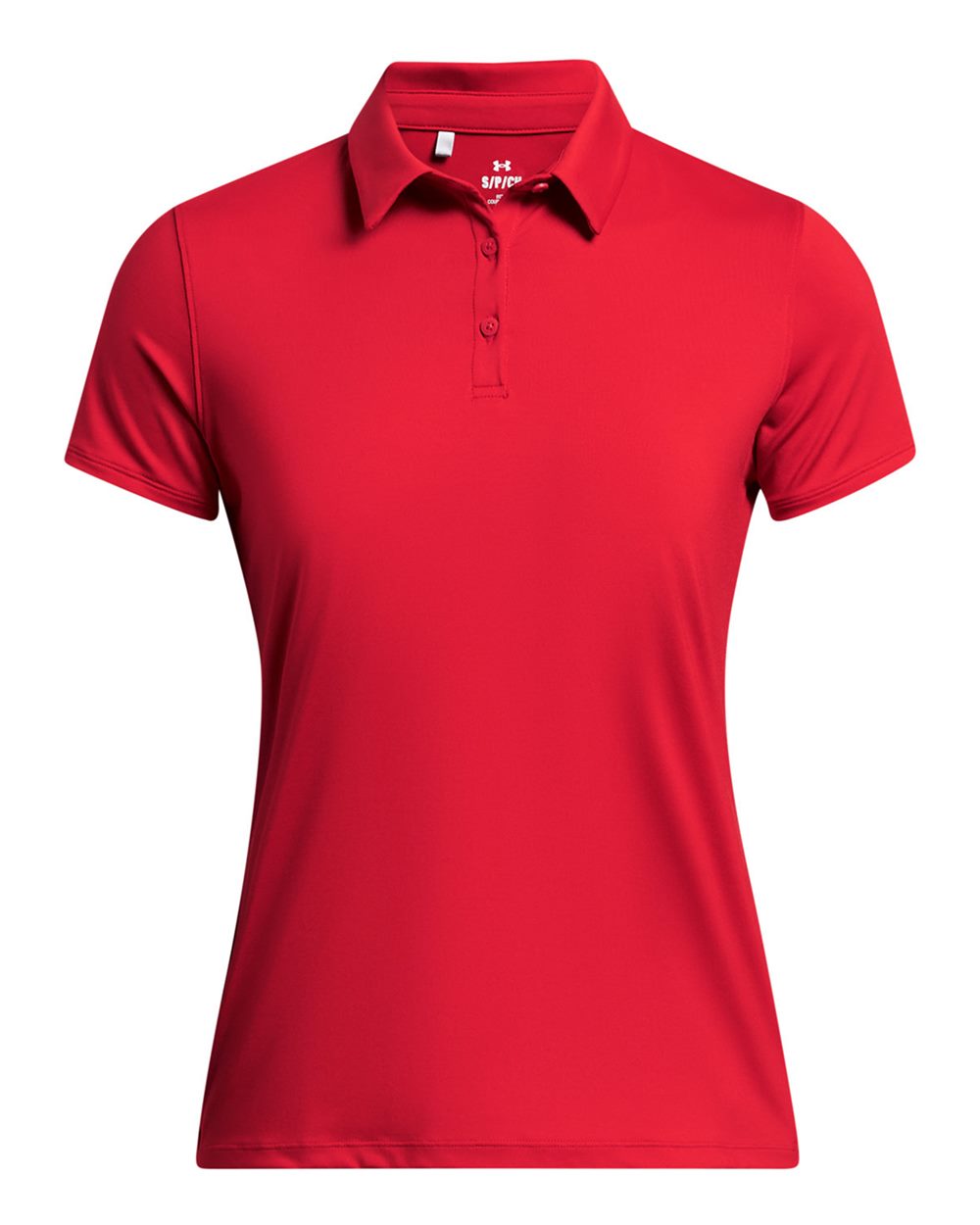 Under Armour Ladies' Recycled Polo - Red/ White