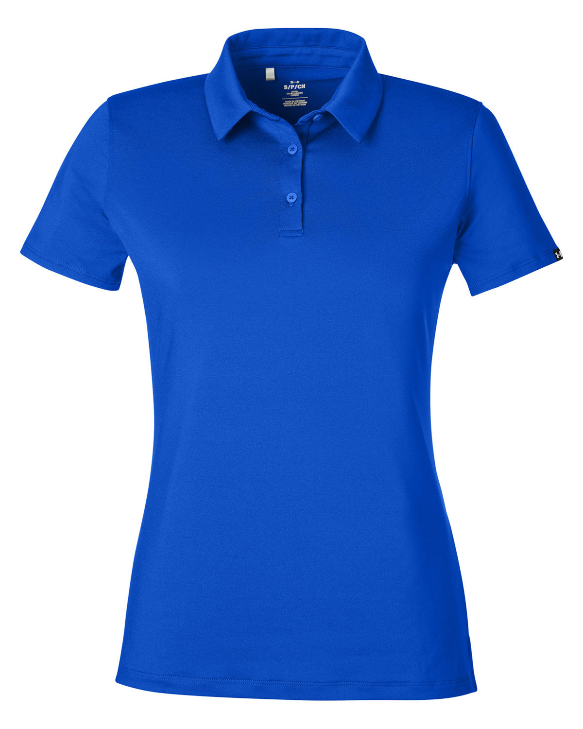 Under Armour Ladies' Recycled Polo - Royal/ Black
