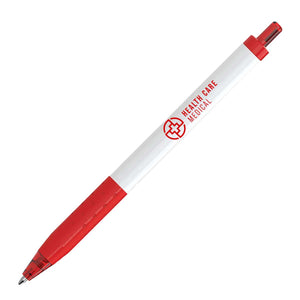 Papermate Ink Joy 300 R/T White Barrel 8 Colored Grips By Papermate - White With Red