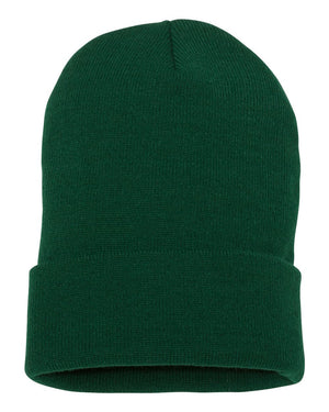 YP Classics Adult Cuffed Knit Beanie - Spruce
