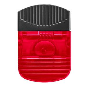 WIDE RECTANGLE CLIP - Red