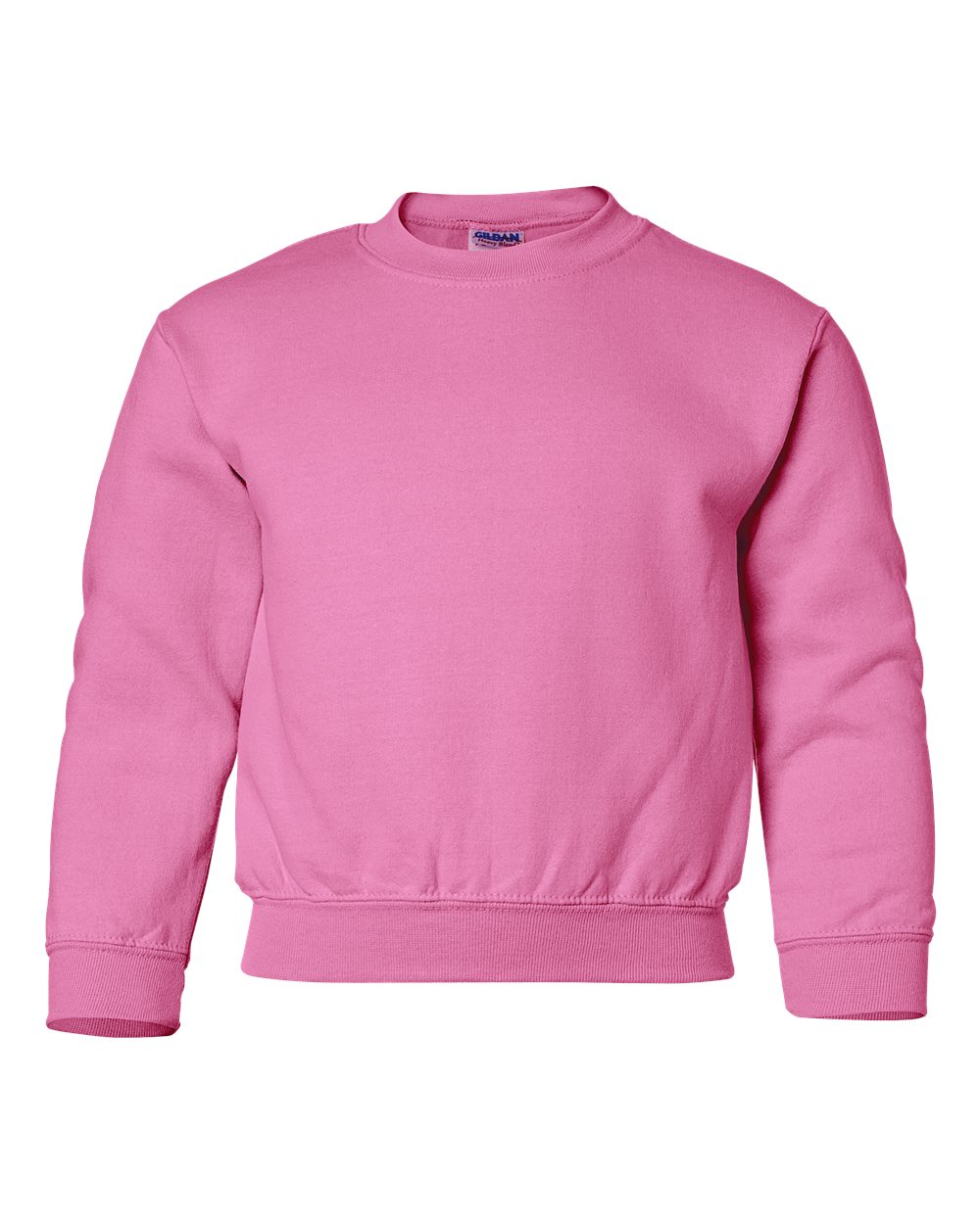 Gildan Youth Heavy Blend™ Fleece Crew - Safety Pink