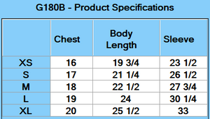 Gildan Youth Heavy Blend™ Crewneck Sweatshirt - Specs