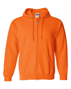 Gildan Heavy Blend™ 13.3 oz. Full-Zip Hood - Safety Orange