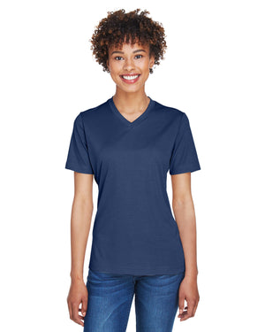 Ladies' Sonic Heather Performance T-Shirt - Sp Drk Nvy Hth