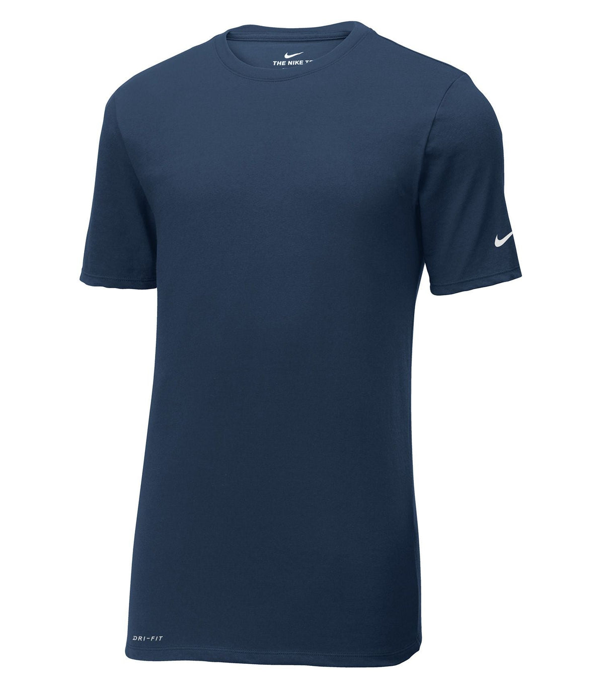 Nike Dri-Fit Cotton/Poly Tee - College Navy