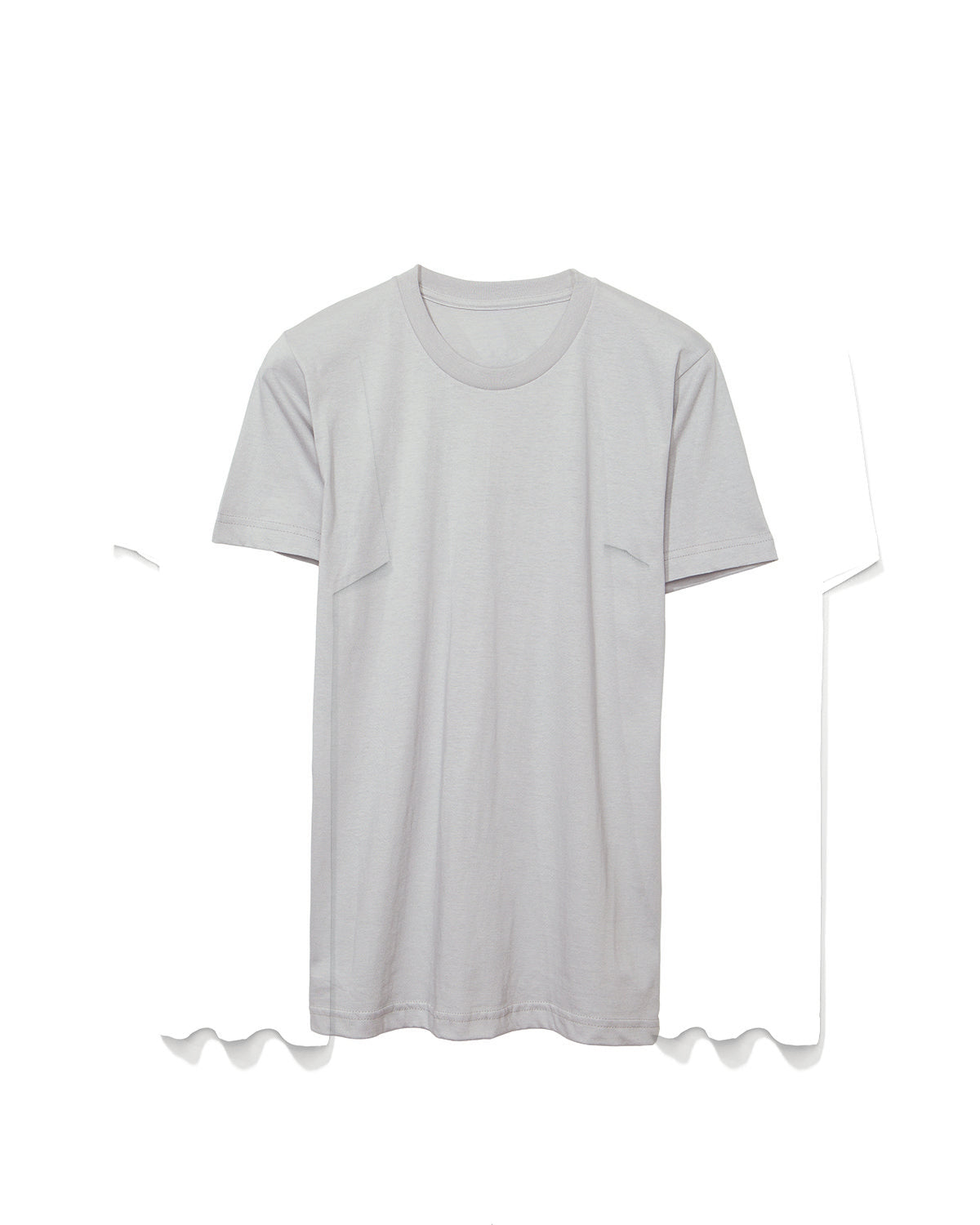 American Apparel Unisex Fine Jersey Short-Sleeve T-Shirt - New Silver