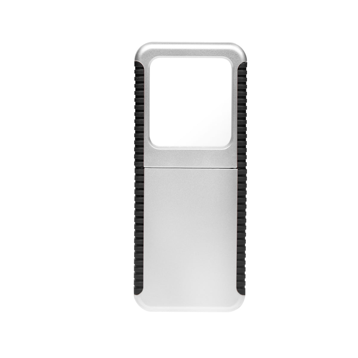 Magnifier And Light - Silver With Black