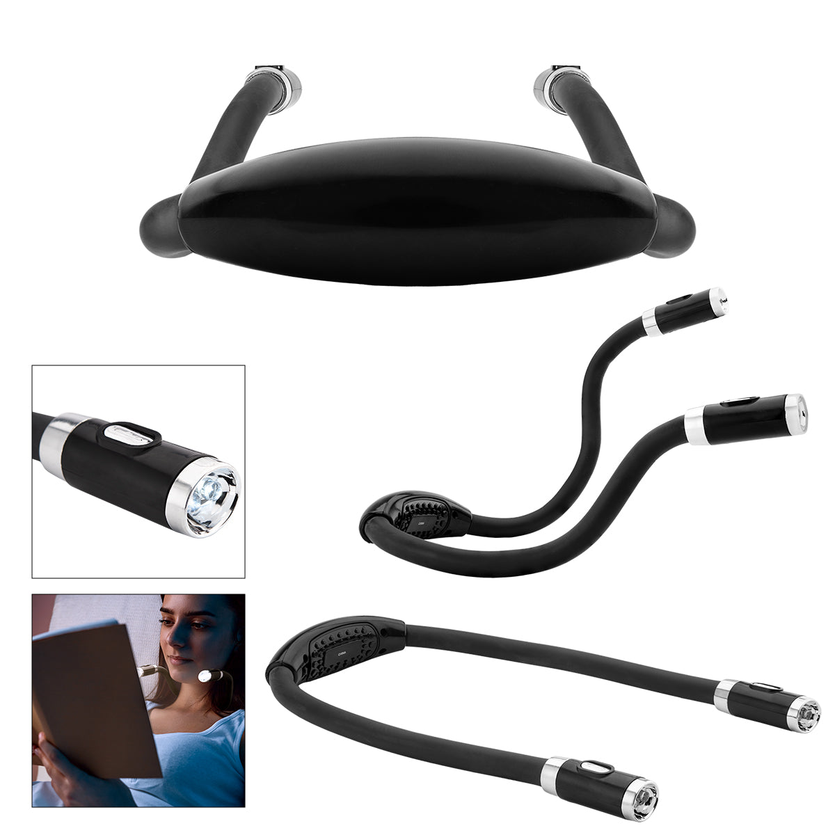 LED Neck Light - Black