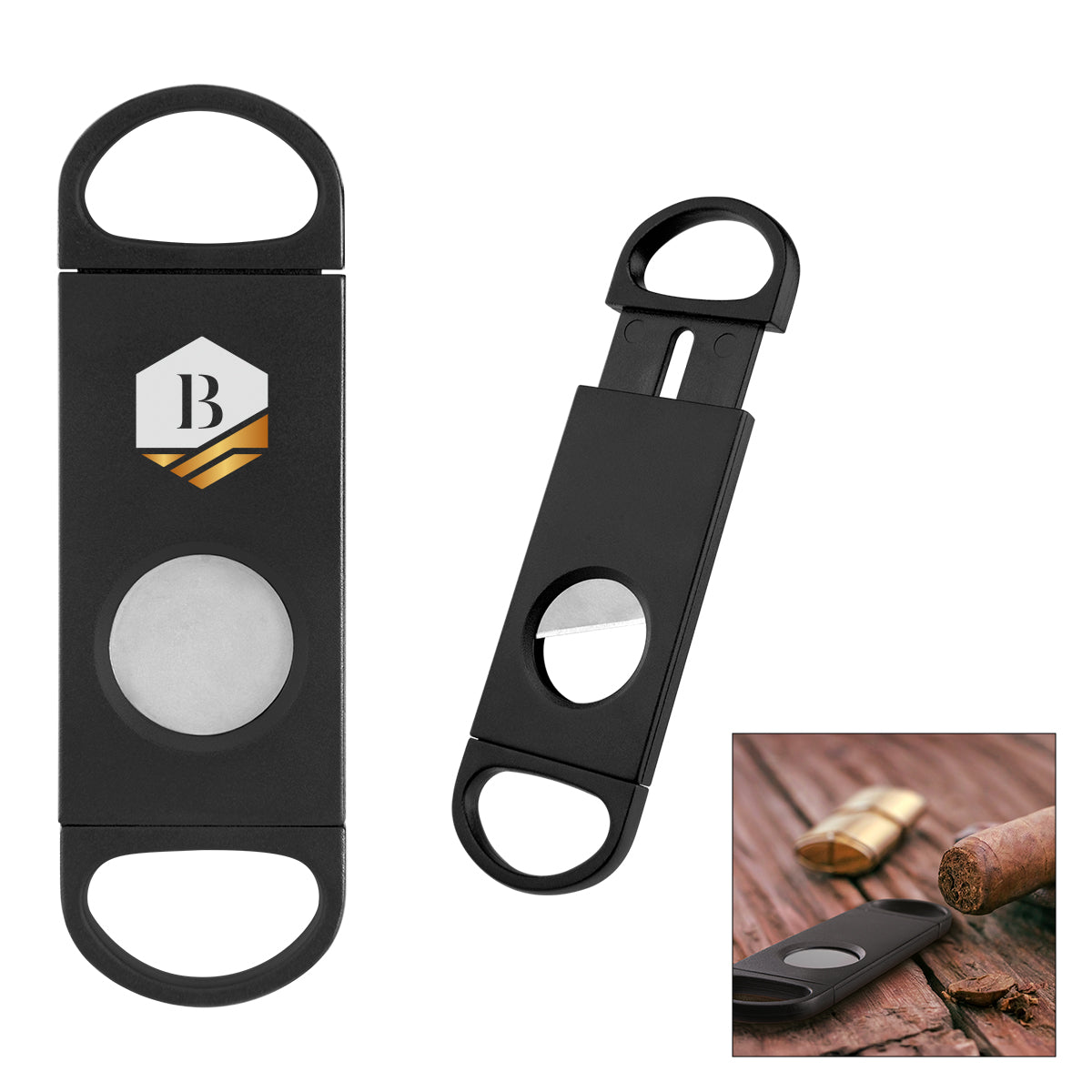 Smoke Show 50 Guage Cigar Cutter - Black
