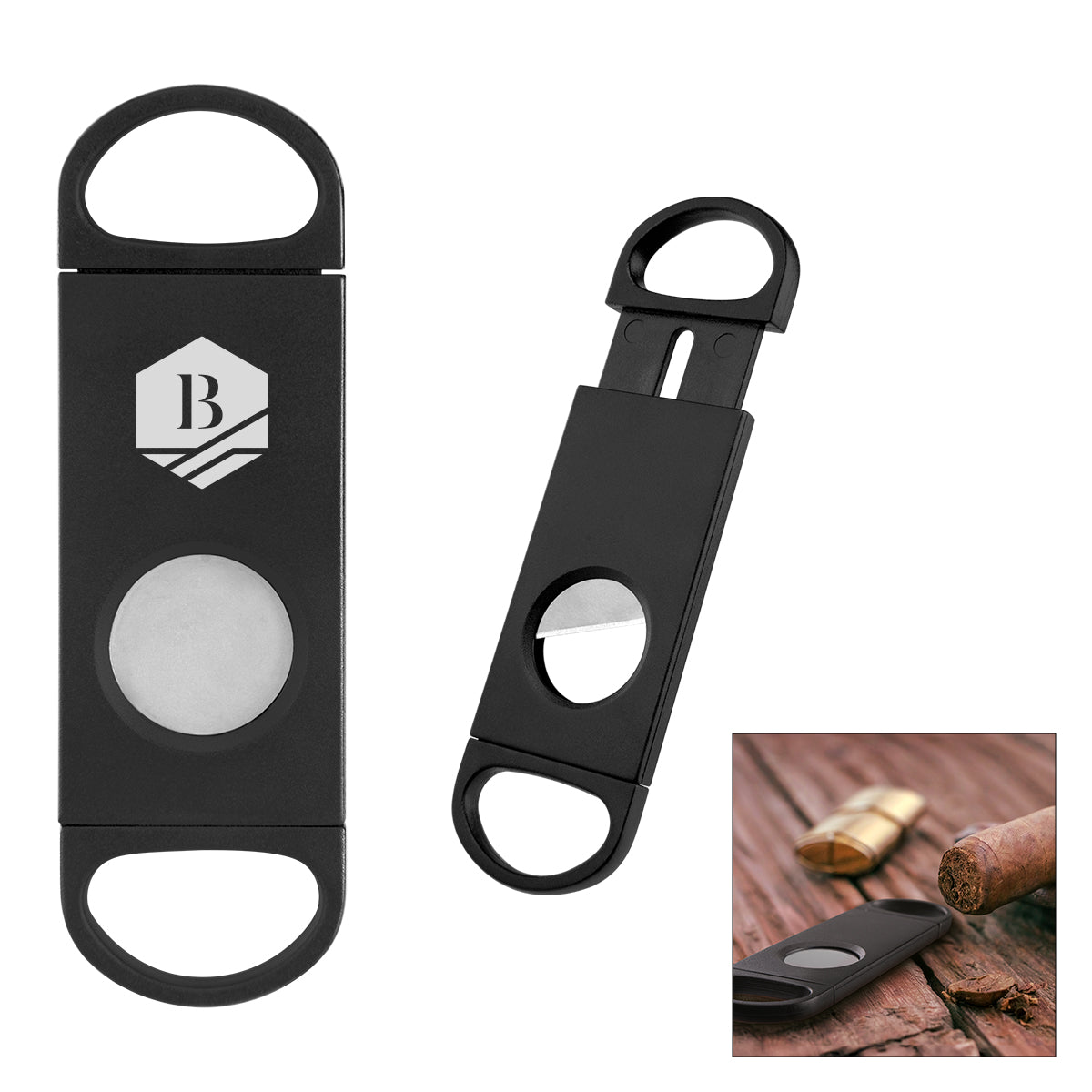 Smoke Show 50 Guage Cigar Cutter - Black