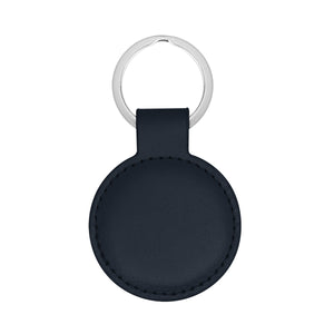 Parker Leatherette Key Tag - Navy Blue