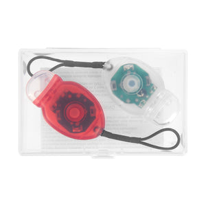 Bike Light Set With Case - Clear